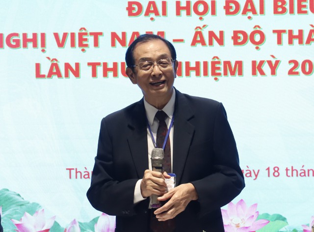 Ông Huỳnh Thành Lập tái đắc cử Chủ tịch Hội hữu nghị VN - Ấn Độ TP.HCM- Ảnh 2.