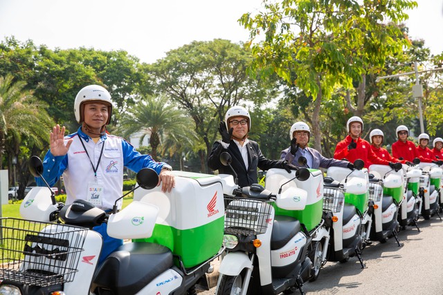 Honda Việt Nam bàn giao 100 xe máy điện cho Loterria- Ảnh 5.