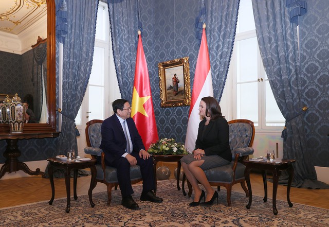 Thủ tướng Phạm Minh Chính hội kiến Tổng thống Hungary Katalin Novak- Ảnh 1.