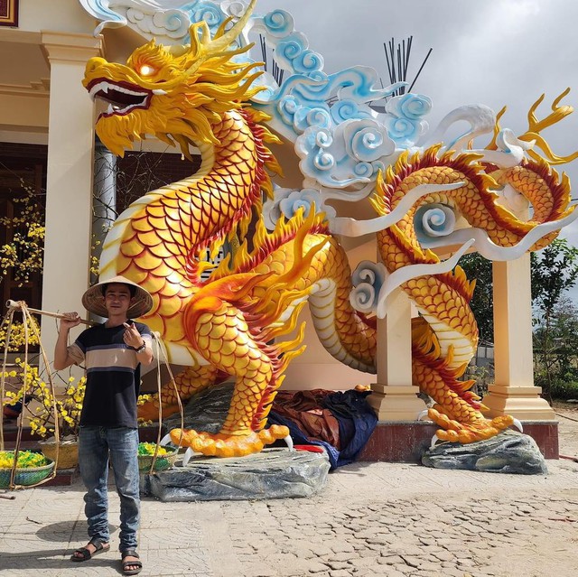 Đủ kiểu các linh vật rồng độc đáo ở Quảng Trị đang gây 'bão mạng'- Ảnh 5.