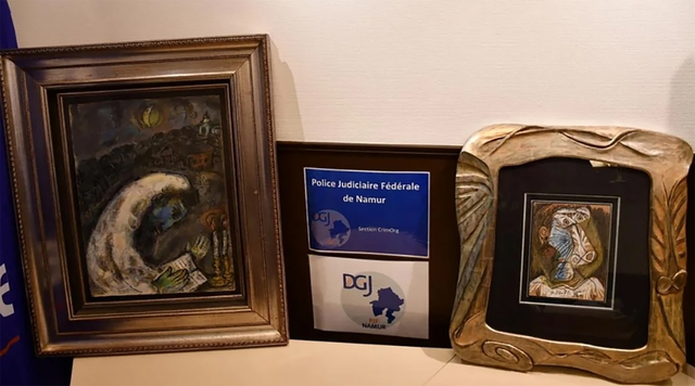 Cảnh sát Bỉ tìm thấy tranh Picasso và Chagall bị đánh cắp- Ảnh 1.