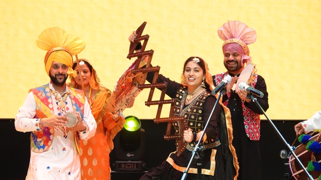 Gần 1.000 khán giả Bình Định thưởng thức điệu múa Punjabi truyền thống của Ấn Độ- Ảnh 1.
