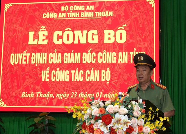 Bình Thuận: Thượng tá Phạm Văn Hải làm Trưởng công an H.Hàm Tân- Ảnh 1.