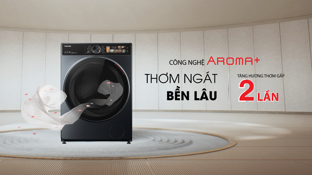 Công nghệ độc đáo, nâng chuẩn thơm sạch cho quần áo trên máy giặt thông minh Toshiba- Ảnh 2.