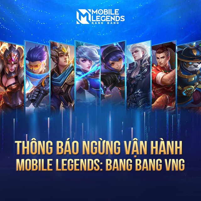 Mobile Legends: Bang Bang VNG ngừng hoạt động tại Việt Nam- Ảnh 1.