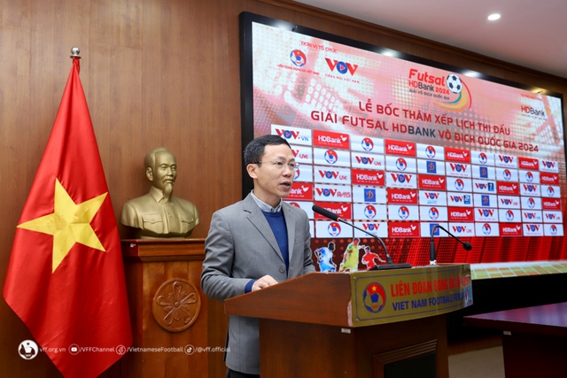 Bốc thăm giải futsal HD Bank vô địch quốc gia 2024- Ảnh 1.