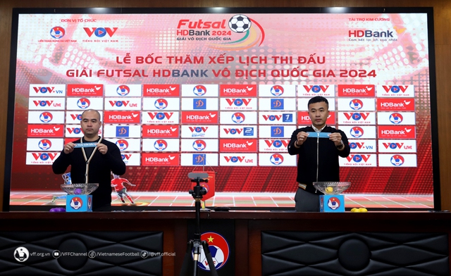 Bốc thăm giải futsal HD Bank vô địch quốc gia 2024- Ảnh 2.