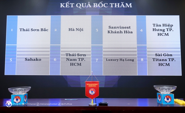 Bốc thăm giải futsal HD Bank vô địch quốc gia 2024- Ảnh 3.