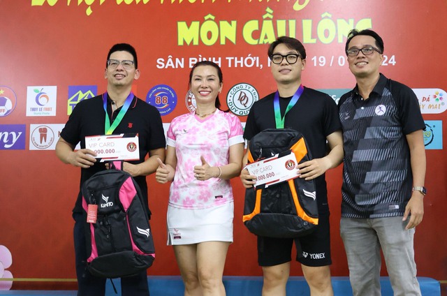 Báo Thanh Niên giành thứ hạng cao môn cầu lông giải Hội Nhà báo TP.HCM- Ảnh 2.