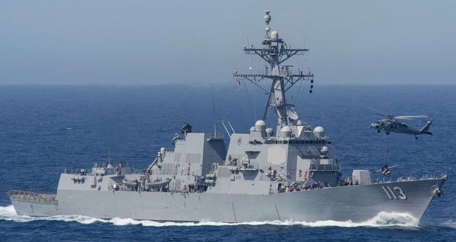 Tàu khu trục Mỹ đi qua eo biển Đài Loan, Trung Quốc phản ứng- Ảnh 2.