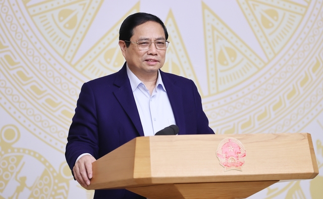 Thủ tướng Phạm Minh Chính chủ trì cuộc họpẢnh: NHẬT BẮC