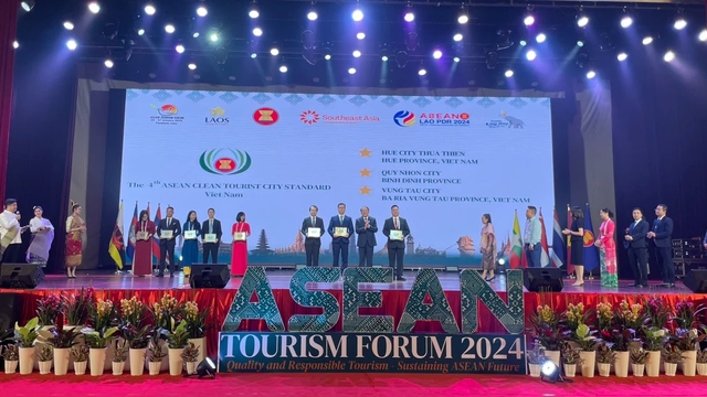 3 thành phố của Việt Nam được trao giải Thành phố Du lịch sạch ASEAN 2024- Ảnh 1.