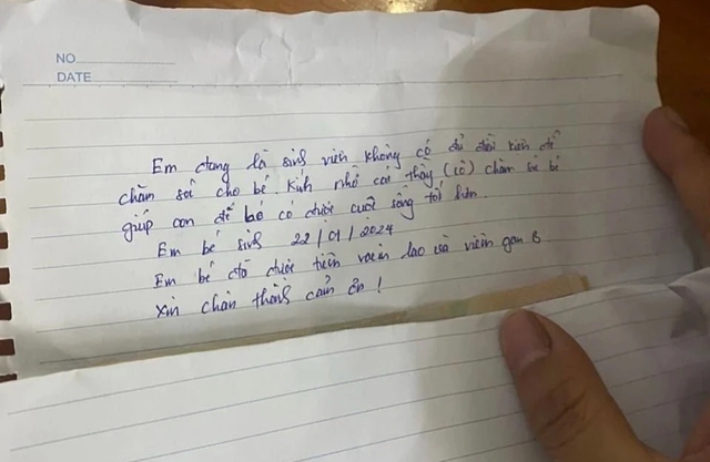 Diễn biến mới nhất vụ 'em là sinh viên không đủ điều kiện chăm sóc bé'- Ảnh 1.