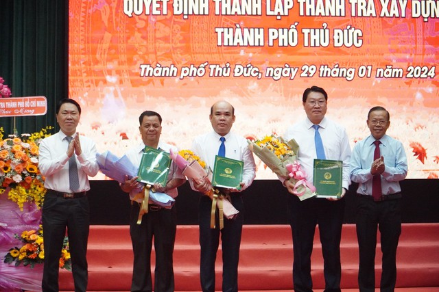 Thanh tra Xây dựng TP.Thủ Đức chính thức hoạt động- Ảnh 1.