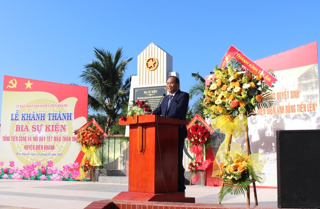 Huyện Diên Khánh khánh thành bia tưởng niệm Đồng Khởi và Mậu Thân - Ảnh 3.