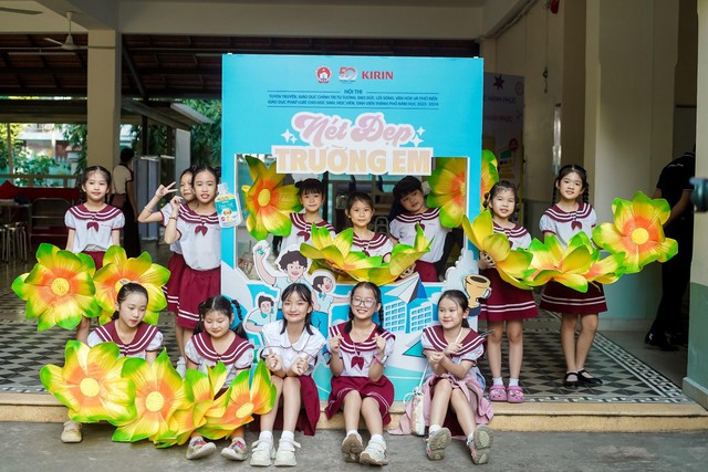Kirin cùng học sinh thành phố lan tỏa mô hình ‘Trường học hạnh phúc’- Ảnh 1.