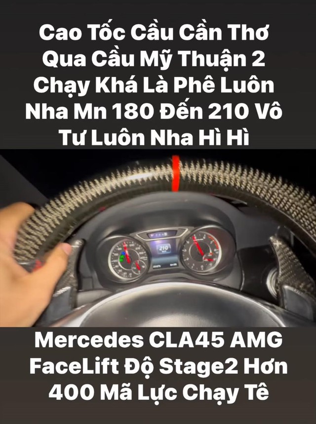 Cục CSGT xác minh clip ô tô chạy 210 km/giờ trên cao tốc Mỹ Thuận - Cần Thơ- Ảnh 1.