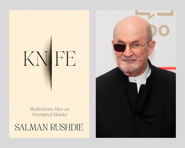 Cuốn hồi ký Dao của Salman Rushdie sẽ được ra mắt vào tháng 4 tới. Ảnh NXB và The Wire (1)