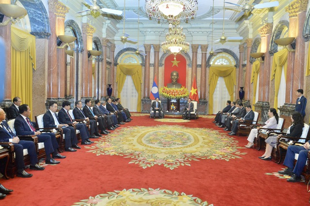 Chủ tịch nước: Dành ưu tiên cao nhất cho mối quan hệ Việt - Lào- Ảnh 3.