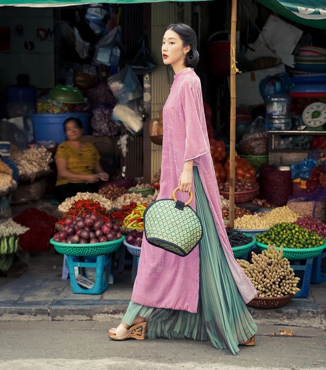 Áo cicada đầu hè 2020 quần áo phụ nữ mới của Trung Quốc retro cotton và vải  lanh jacquard dài phần cải tiến áo dài sườn dài - váy đầm 🆘 Kho
