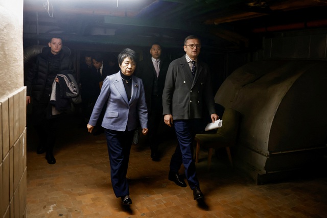 Chiến sự Ukraine ngày 682: Ngoại trưởng Nhật Bản họp dưới hầm trú bom ở Kyiv- Ảnh 3.
