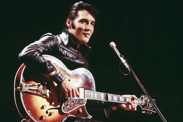 Hình ảnh Elvis Presley trên trang chủ của Layered Reality. Ảnh Layered Reality
