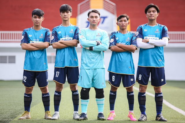 ĐH Kinh tế Tài chính TP.HCM 5-0 ĐH Hùng Vương: Sơn Hùng lập hat-trick đầu tiên- Ảnh 2.