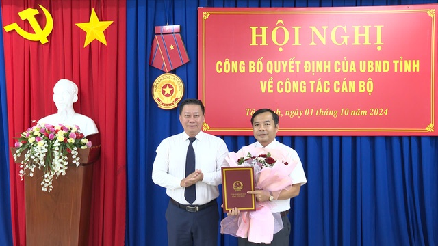 Ông Nguyễn Hoàng Nam giữ chức Chánh thanh tra tỉnh Tây Ninh- Ảnh 1.