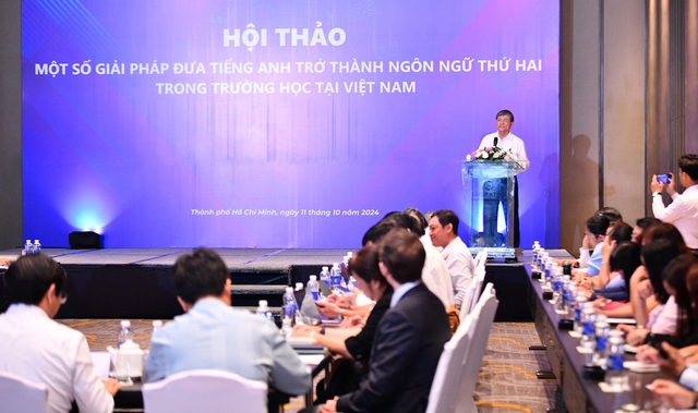 Tiếng Anh là ngôn ngữ thứ 2 trong trường học: TP.HCM đề xuất 8 giải pháp- Ảnh 2.