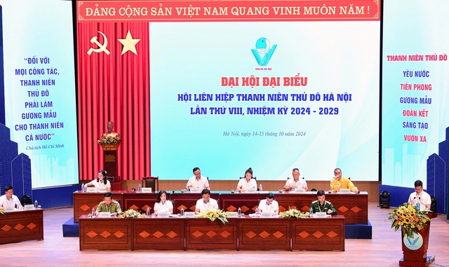 Anh Nguyễn Đức Tiến tái đắc cử Chủ tịch Hội Liên hiệp thanh niên Việt Nam TP.Hà Nội- Ảnh 3.