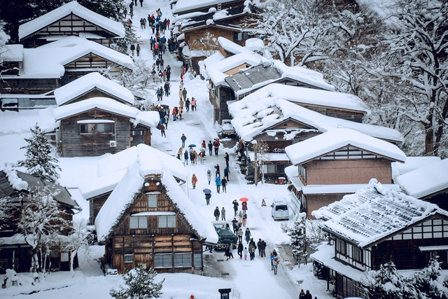 Ngẩn ngơ ngắm mùa đông cổ tích ở Shirakawa-go, Nhật Bản- Ảnh 2.