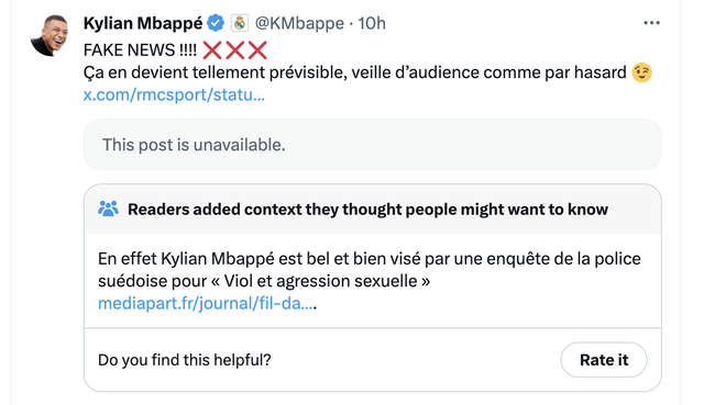 Bị tung tin giả, Mbappe có hành động bất ngờ- Ảnh 2.