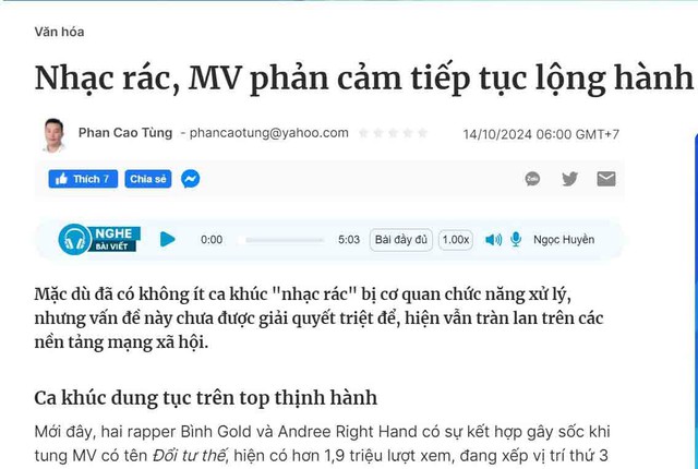 Sớm quét sạch 'nhạc rác'- Ảnh 1.