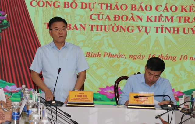 Ban Chỉ đạo Trung ương về phòng, chống tham nhũng, tiêu cực làm việc tại Bình Phước- Ảnh 2.