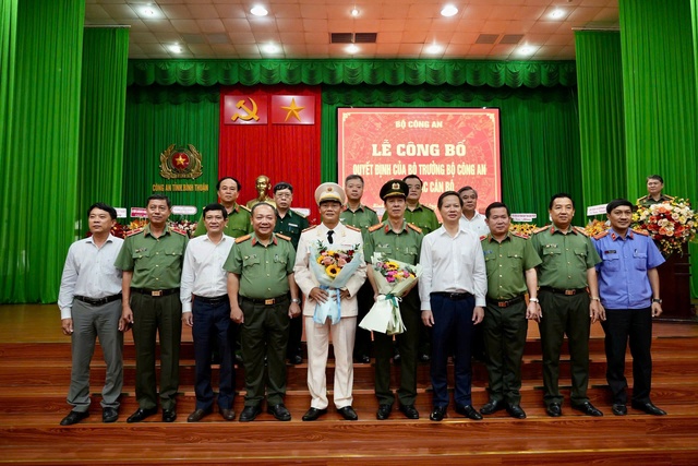 Đại tá Nguyễn Anh Tuấn làm Phó giám đốc Công an tỉnh Bình Thuận- Ảnh 1.