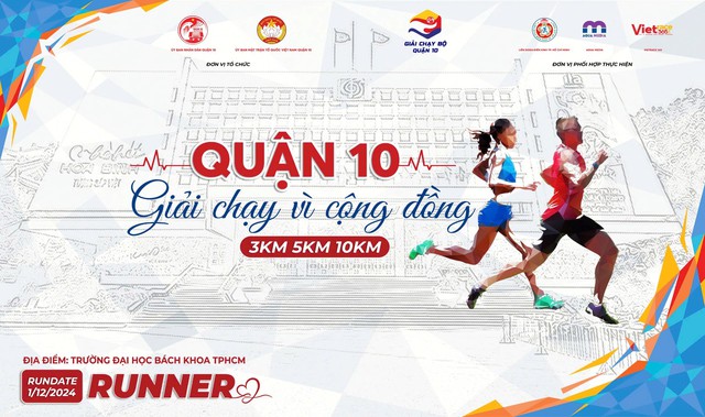 TP.HCM: Q.10 tổ chức giải chạy vì cộng đồng gây quỹ giúp người nghèo- Ảnh 1.