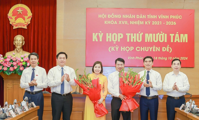 Vĩnh Phúc bầu thêm hai phó chủ tịch tỉnh, kiện toàn một số chức danh quan trọng- Ảnh 1.