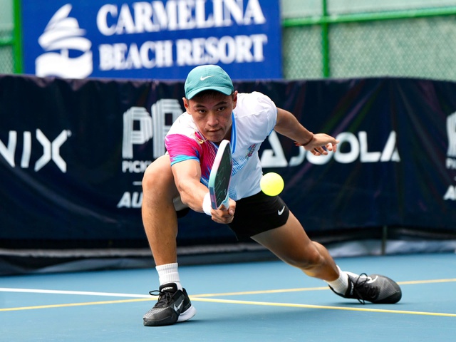 Trương Vinh Hiển 'phục thù' cho Lý Hoàng Nam ở giải pickleball quốc tế- Ảnh 2.