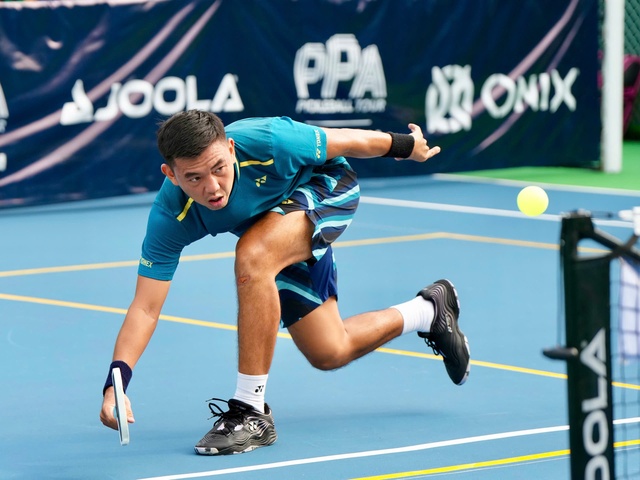 Trương Vinh Hiển 'phục thù' cho Lý Hoàng Nam ở giải pickleball quốc tế- Ảnh 1.