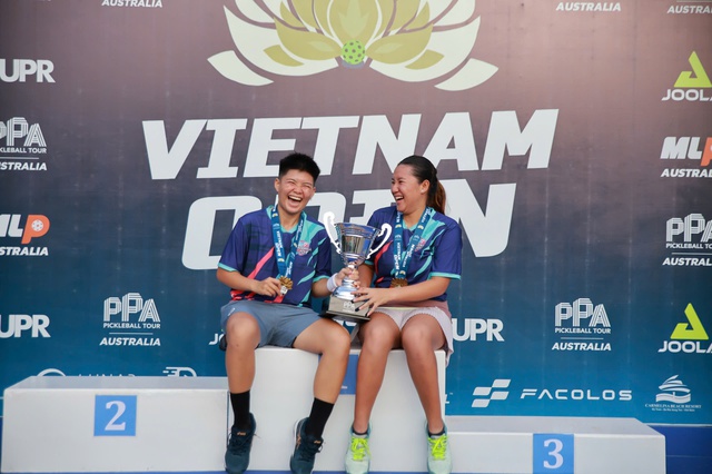 Sophia Huỳnh Trần giành HCV tại giải pickleball danh giá PPA Tour Australia- Ảnh 4.