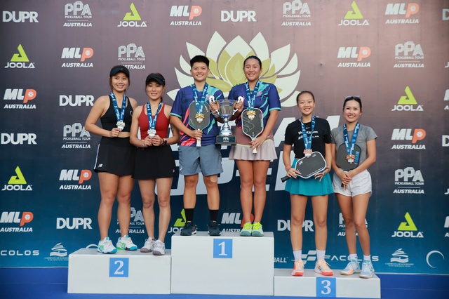 Sophia Huỳnh Trần giành HCV tại giải pickleball danh giá PPA Tour Australia- Ảnh 5.