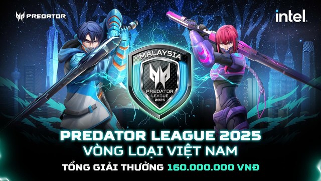 Giải đấu Predator League 2025 và vòng loại chính thức tại Việt Nam bắt đầu- Ảnh 1.