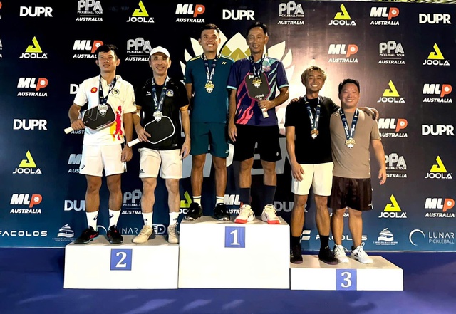 Team D-Joy 'thắng lớn' tại giải đấu pickleball PPA Tour Australia - Việt Nam Open 2024- Ảnh 3.