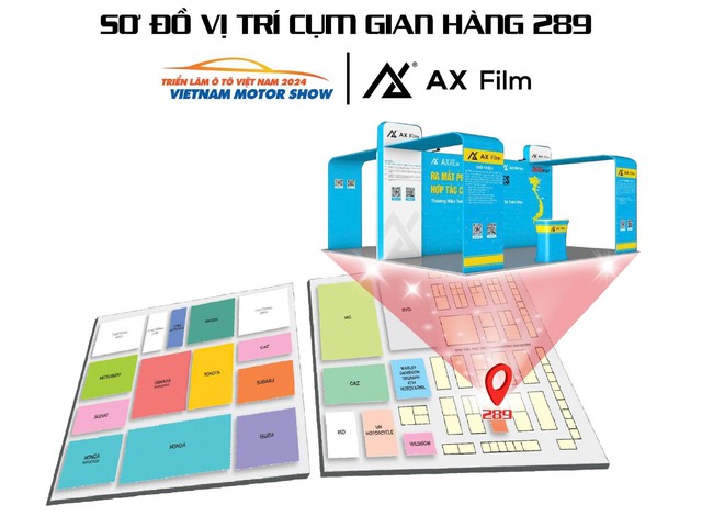 AX Film mang những sản phẩm chất lượng đến Vietnam Motor Show 2024- Ảnh 1.