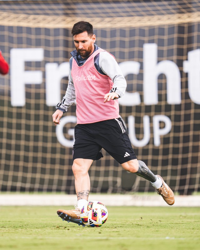 Messi và đồng đội đã trở lại tập luyện chuẩn bị cho các trận vòng 1 play-off MLS Cup từ đầu tuần này