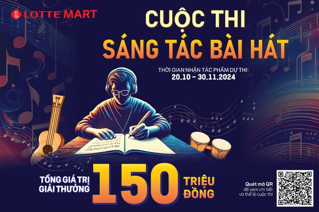 Thỏa sức sáng tạo với cuộc thi 'Sáng tác bài hát chủ đề LOTTE Mart'- Ảnh 1.