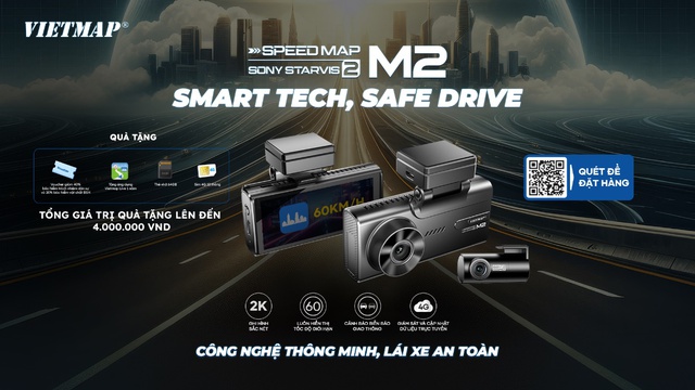 Vietmap ra mắt Camera hành trình SpeedMap M2: Công nghệ thông minh, lái xe an toàn- Ảnh 3.