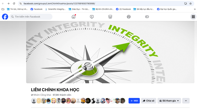 Vì sao nhóm Liêm chính khoa học biến mất trên Facebook?- Ảnh 1.