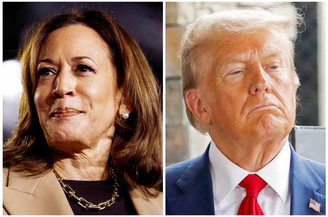 Tương phản Trump - Harris cuối chặng đua vào Nhà Trắng- Ảnh 1.