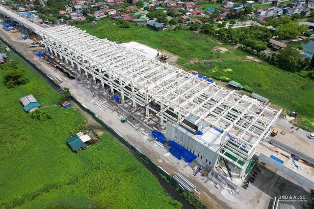 Nhà ga Apalit tại Philippines đang dần hoàn thiện